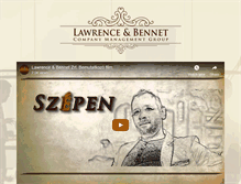Tablet Screenshot of lawrence-bennet.com